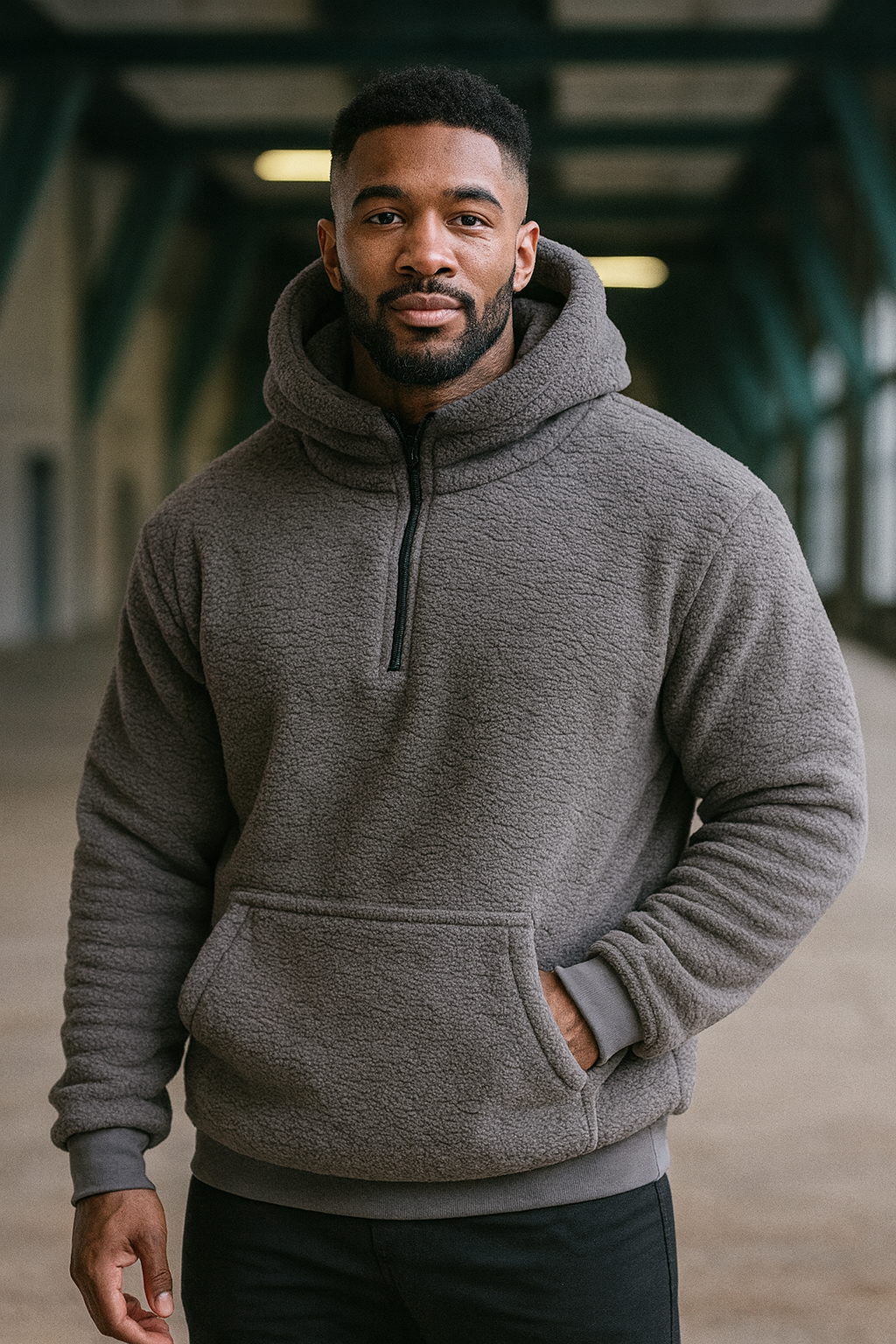 Winter Vogue Signature Hoodie – Storm Gray