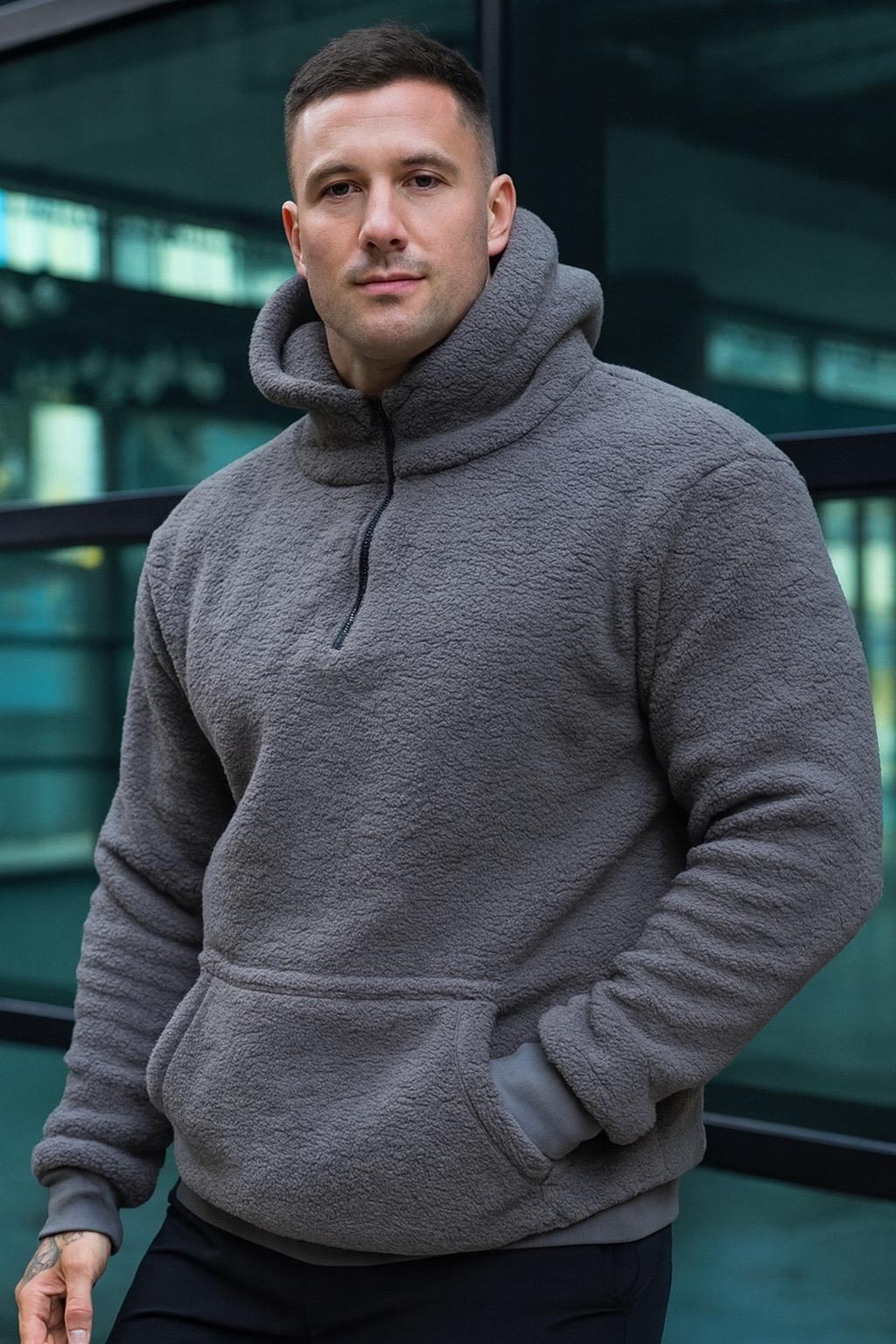 Winter Vogue™ Signature Hoodie – Storm Gray