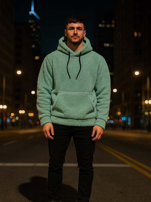 WV Frosted Mint Fleece Hoodie