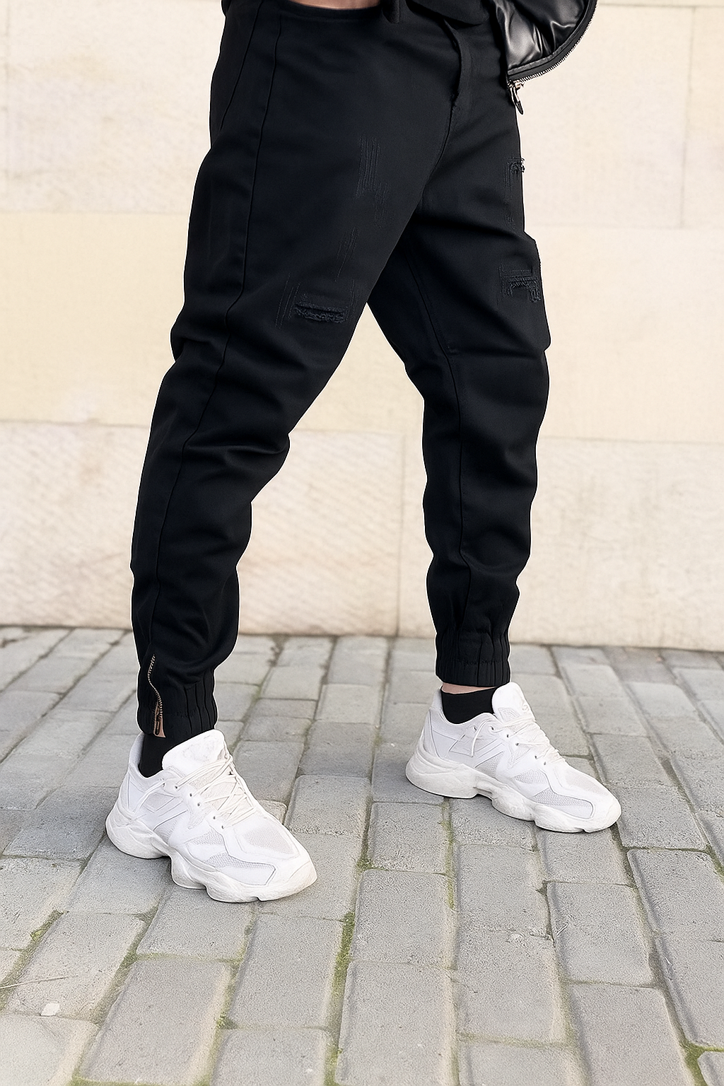 Winter Vogue™ Classic Slim-Fit Denim Jeans – Jet Black