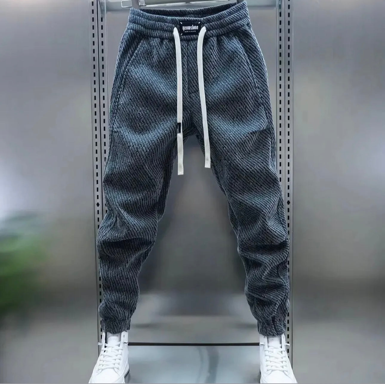 Winter Vogue™ Essential Fleece Joggers – Charcoal Gray